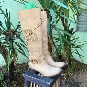 Freebird By Steven Stela Tan Knee Boot